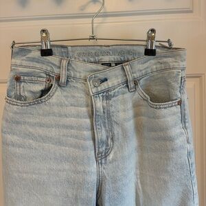American Eagle Strigid Highest Rise Baggy Straight Jean